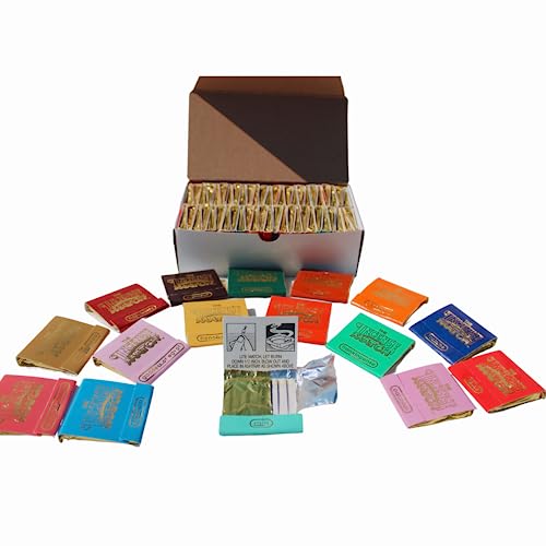 Box of 50 Incense Matches: Variety Pack - Eliminates Bathroom Odors While Adding Fragrance - 30 Strikes per Matchbook, 1,500 Strikes per Purchase