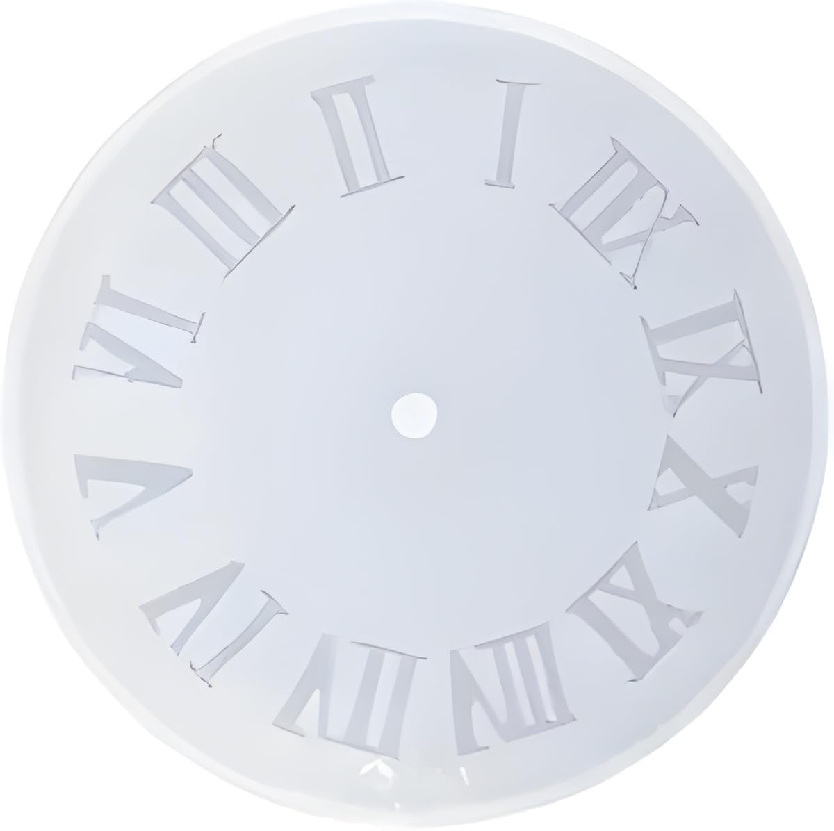 Clock Mould, 12 Inch Round Resin Mould with Roman Numerals, Transparent Silicone, Handmade Crafts Set for Beginners (8 inch)-image-42