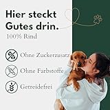 BREERs Getrocknete Ochsenziemer 20 cm für Hunde 10 Stück eigene deutsche Herstellung | Hundeleckerli Kaustange Hundesnack für große, kleine Hunde & Welpen | Kauartikel reinigt und stärkt das Gebiss