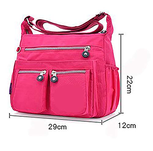 GFM® - Borsa a tracolla da donna in nylon