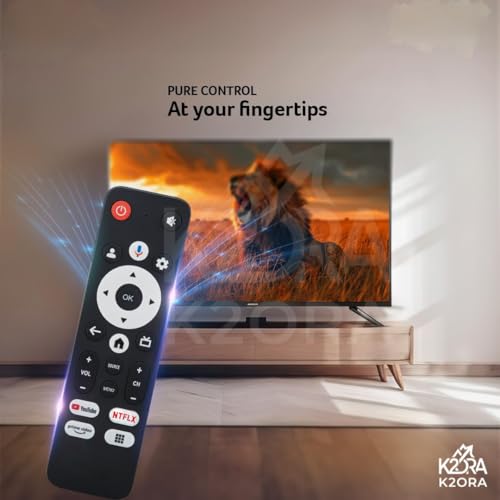 Image of K2 Remotes Compatible for Realme TechLife Smart Google LED TV Remotes - Works with 32 /43 /50 /55 /65 /75 Inch Models | Non-Voice Remote (Without Voice) | Match with Existing Remote Before Purchase