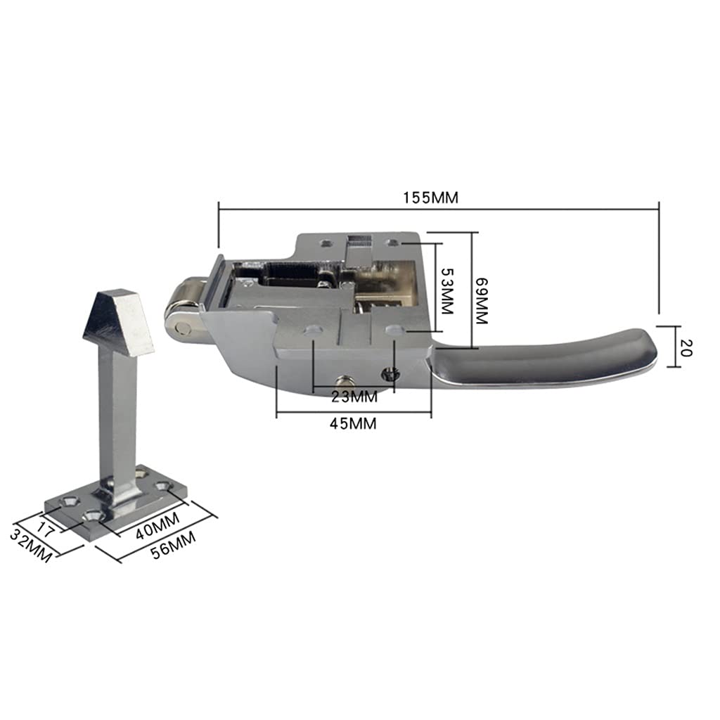 Refrigerador de acero inoxidable(Zinc Alloy Material)