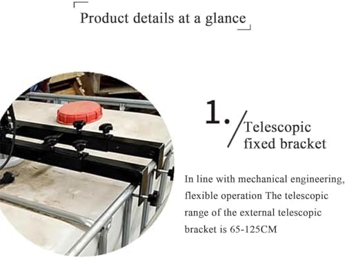 High-Power Electric Tank Mixer with Propeller for Viscous Liquids - Commercial Stirring Machine for Paint, Ink, Dye, Chemicals, Industrial Mixing Equipment