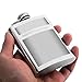 Xu-flask Frosted Fiaschetta, 4 Once 18/8 Portatile Unisex Vodka Piatto Pot, Incisione resa Personale del Partito Migliore Regalo Uomo di Bere Bottiglia, (Size : 4oz)