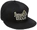 Hustle Trees Men's Snapback, Black, One Size