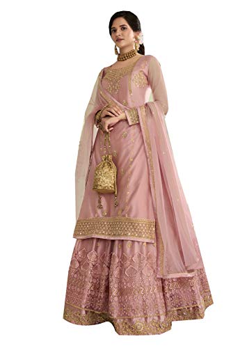 Delisa New Indian/Pakistani Eid Special Party/Ethnic wear Georgette Straight Ghagra Style Salwar for Womens NEW 00