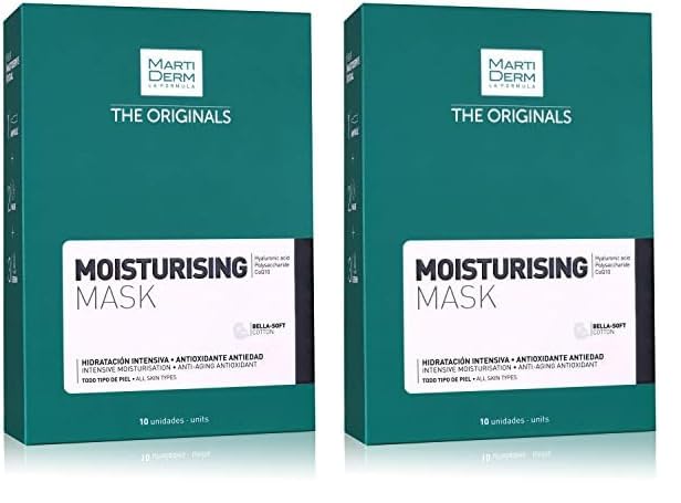 MARTIDERM MOISTURISING Mask 10 UND. (The Originals), Único, Estándar (Paquete de 2)