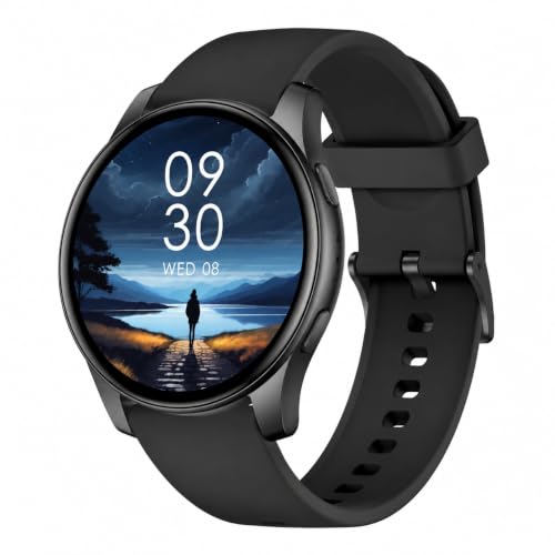 Smart Watch for Men Women, 1.38'' Smart Watches (Answer/Make Call), Fitness Tracker with Heart Rate/Sleep Monitor, IP69 Waterproof Activity Tracker, Pedometer for Android iOS(Noir)