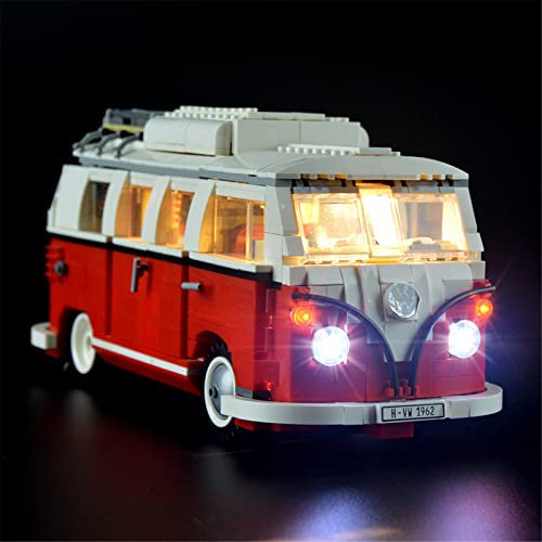 MENZAVA LED Light Set Compatible with LEGO 10220 Volkswagen T1 Camper Van CREATOR Expert Building Blocks Model - Model Set NOT Included