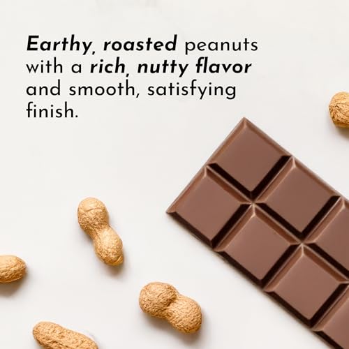 Image of Roasted Peanut Butter Chocolate Protein Powder - 30 -Serving Blend with 100% Grass-Fed Whey & Organic Plant Proteins - Rich Cocoa & Roasted Peanut Flavor - Supports Muscle Recovery & Energy*