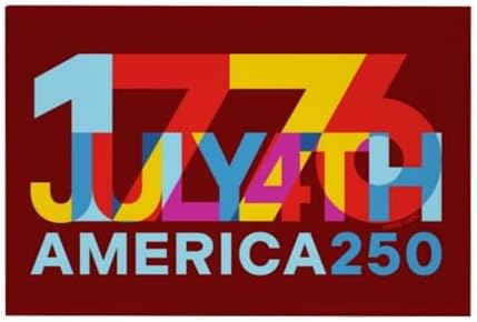 CafePress America250: Independence Rectangle Magnet, 3"x2" Refrigerator Magnet