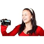 16MP Megapixel Compact Digital Camcorder with HD Video and Photos 16x Zoom with 2.4" Screen and USB Cable (Black, Camera Only) - Image 4