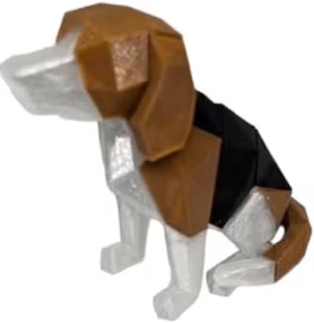 Zax Dezignz 3D Printed Magnetic Mini Beagle Brain Teaser Puzzle, 22 Pieces, Hard Skill Level, Geometric Art Decor, Modern Style, No Instructions, Ages 16+
