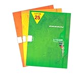 COUVERTURE : carte couchée recyclée pelliculée lavable pour une plus longue durée de vie du cahier