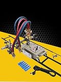 LANTAO CG1-31 Flame Gas Cutting Machine Torch Track Burner Cutter Straight Line Torch Oxygen Flame Cutter 110V/220V (110V)