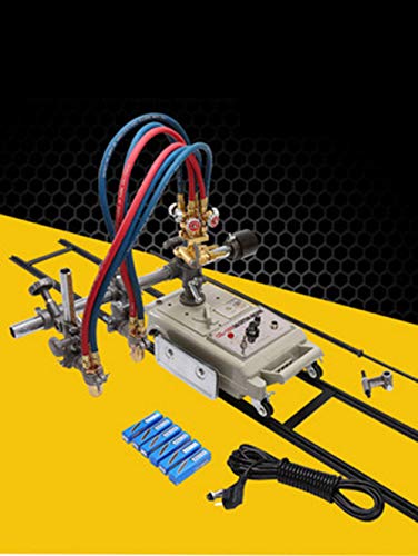 LANTAO CG1-31 Flame Gas Cutting Machine Torch Track Burner Cutter Straight Line Torch Oxygen Flame Cutter 110V/220V (110V)