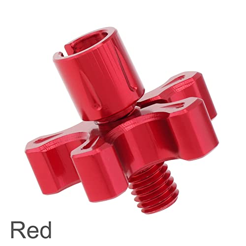 Windance M8 Motorcycle Brake Clutch Cable Wire Adjuster, Cnc Aluminum Slotted Screws Fit For Ar125Lc / En500 / Gpx250 Atc Utv Sport Bike (Red) #TOP4