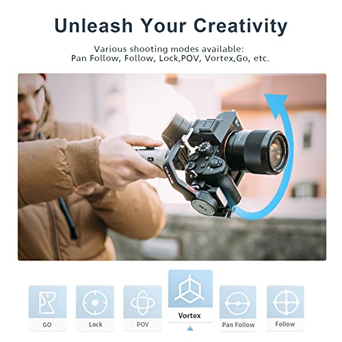 Zhiyun-Crane-M2S-Gimbal-Stabilizer-for-Mirrorless-Camera-Action-Camera-and-Smartphone-Upgrade-with-Integrated-Fill-LightCombo-with-Trendy-Bag
