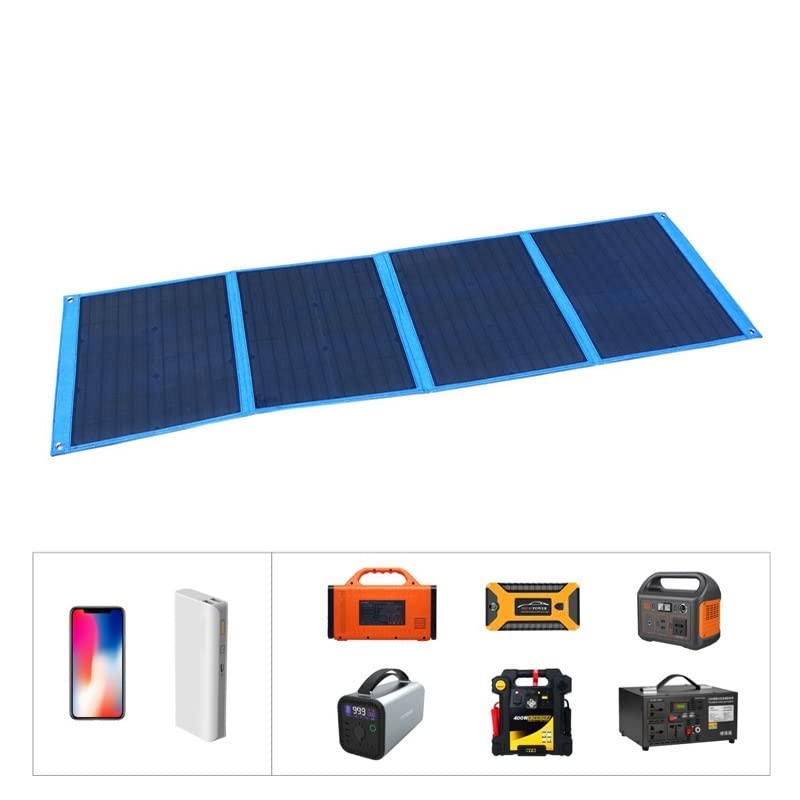 Pannello Solare Scheda di Ricarica Solare Alimentatore Elettrico for Esterni Alimentatore ad altissima Potenza Borsa Pieghevole Solare da 100 W