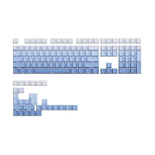 Fundas de teclas degradadas azul claro para teclado MX miniatura 1