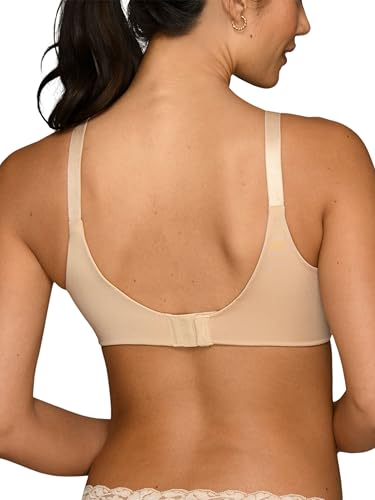 Vanity Fair Women's Full Coverage Beauty Back Smoothing Bra, 4-Way Stretch Fabric, Lightly Lined Cups up to DD3