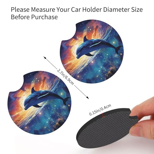 Portavasos para carro universales 2 piezas impermeables miniatura 2