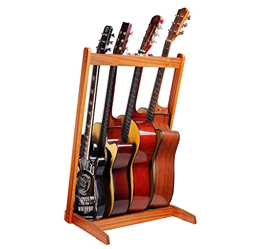 Support de guitare,Plusieurs supports de guitare en bois,Support de sol pour guitare avec fente pour médiator en feutre et poteaux en bois en mousse réglables,pour la maison ou le studio - Les Beatles, Paul McCartney, John Lennon, RIngo Starr, George Harrison Support de guitare,Plusieurs supports de guitare en bois,Support de sol pour guitare avec fente pour médiator en feutre et poteaux en bois en mousse réglables,pour la maison ou le studio – Image 6