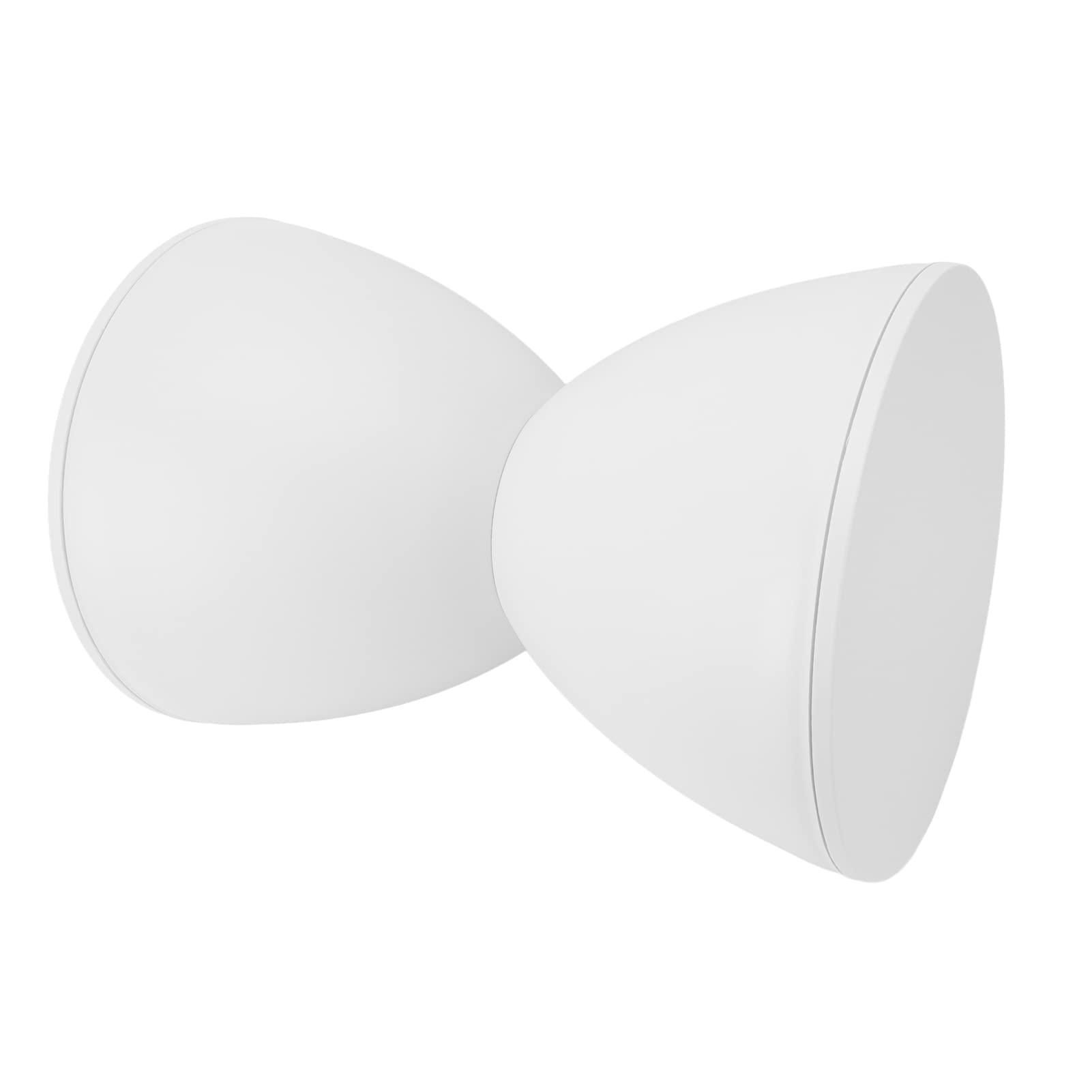 Sgabello in plastica per bagno, sgabello in plastica, moderno e semplice, stile nordico, rotondo, per bagno, stanza da bagno (bianco)