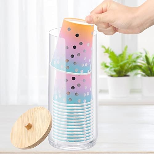 Water Cup Holder, Dustproof Plastic Paper Cones Water Cup Dispenser Anti-dust Plastic Holder Storage Rack Reusable Plastic Cup Holder Mouthwash Cup Holder Compact Paper Cup Dispenser Storage Holder