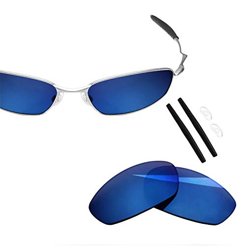 Image of BLAZERBUCK Anti-salt Polarized Replacement Lenses & Sock Kit for Oakley Whisker OO4141 Sunglass