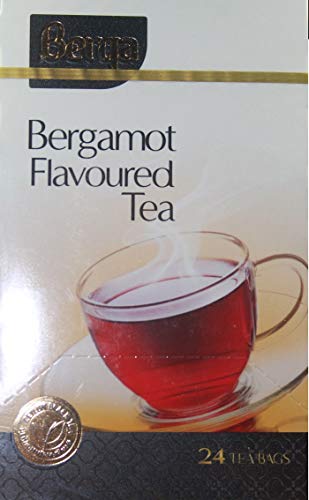 Berqa Black Tea Bergamot Flavoured NO GMO 24 Tea Bags 48g Product of Azerbaijanian
