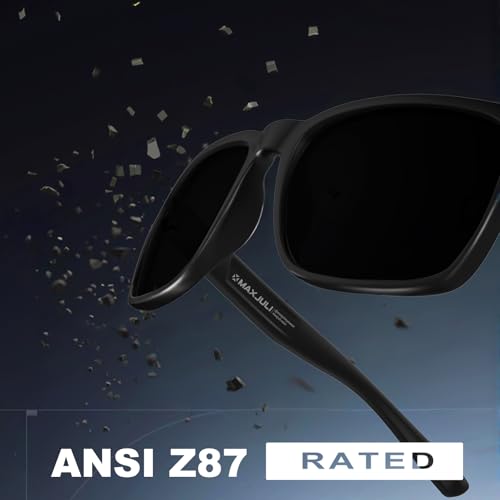 Image of MAXJULI XL Z87 Sunglasses for Big Wide Heads Men TR90 Ultralight UV400 Protection Sun Glasses Z8244
