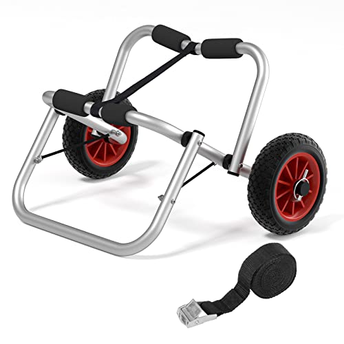 Becoyou Kayak Cart Canoe Carrier Dolly Trailer Ctug Kayak Trolley Cart