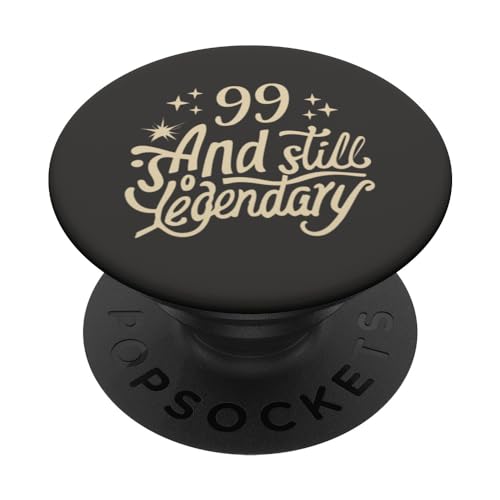 99 cumpleaños 99 y todavía legendario vintage 99 años PopSockets PopGrip Intercambiable