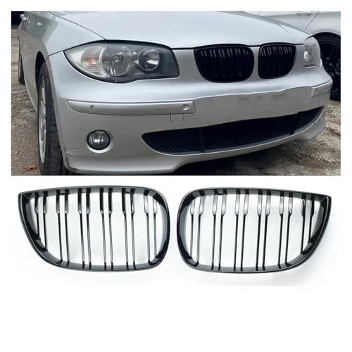 Inlet grille BMW E81 E87 accessoires calandre course pré-lifting paire ABS - 6