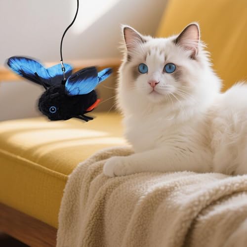 Jeu interactif pour chats design papillon - Stimulateur d'exercice d'intérieur - 3