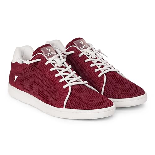 Image of YOHO Wind Sneakers for Men | Stylish Casual Shoes with Elastic Laces | Comfortable, Stretchable & Ultra-Lightweight | Premium Breathable Mesh Fabric