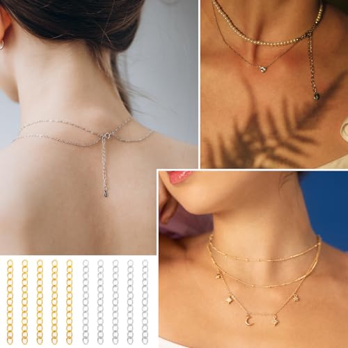 Extensor de cadena de pulsera extraíble para solucionar problemas de talla en joyería 5