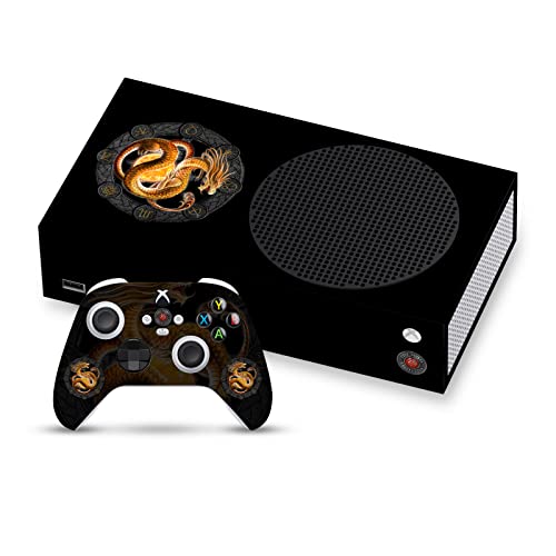 Vinyle autocollant de jeu Xbox Series S Anne Stokes Dragons des Sabbats