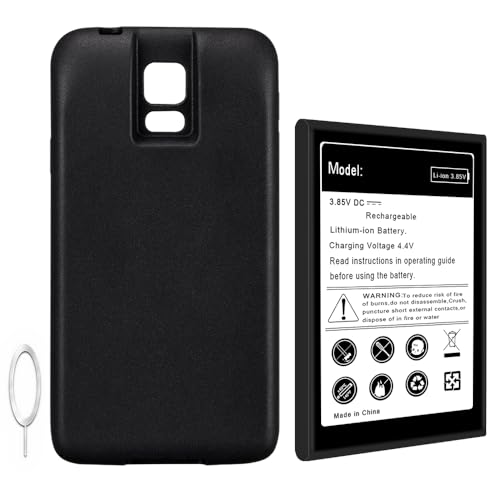 Long Lasting 8900mAh Extended Battery Back TPU Case Compatible with Verizon Samsung Galaxy S5 ET-G900V Phone