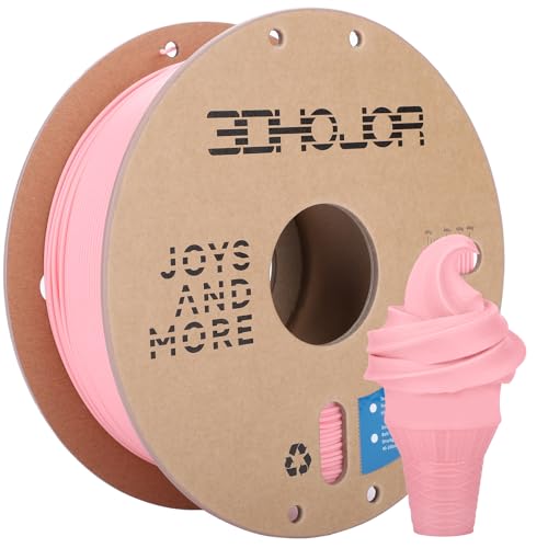 Image of 3DHoJor PLA Pro (Plus) Filament 1.75mm, 3D Printer Filament, Cardboard Spool 3D Printing Filament, Dimensional Accuracy + /- 0.03 mm,Soft Pink, 1kg