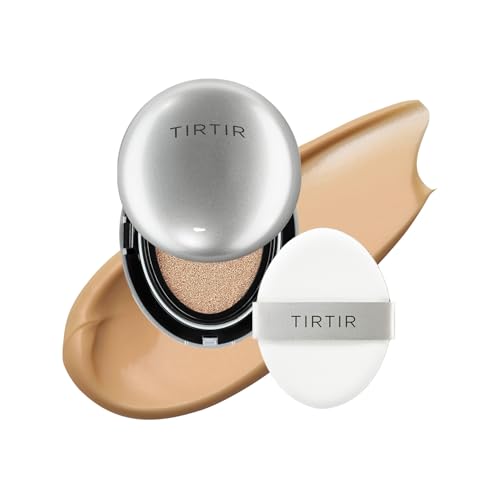 Image of TIRTIR Mask Fit Aura Cushion Foundation, Full coverage, Skin fit, Satin Glow Finish, Korean Cushion Foundation #33N MACCHIATO| 4.5g