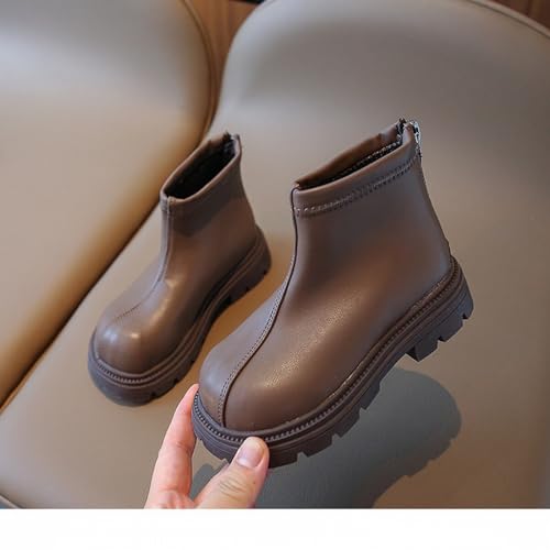 Toddler Boys Girls Hiking Boots Outdoor Four Seasons Sneaker High Top Rubber Sole Non Slip Casual Shoes3