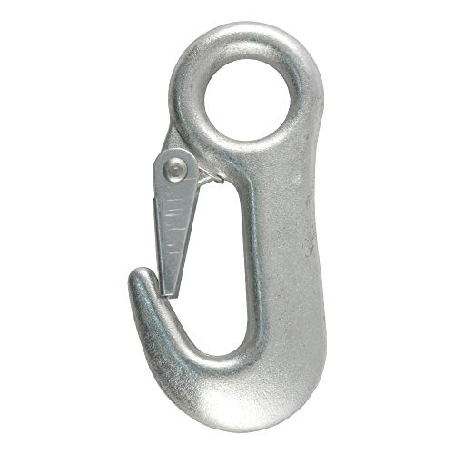 CURT 81360 Snap Hook Trailer Safety Chain Hook Carabiner Clip, 5/8-Inch Diameter Eye, 3,500 lbs