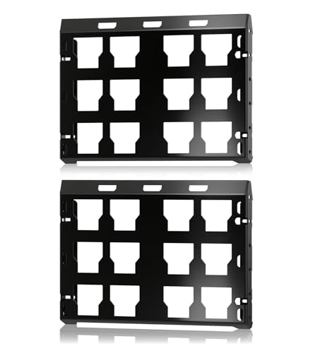 2 Pcs Heavy Duty Metal Mounting Plate