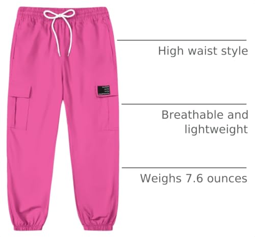 Image of SANGTREE Girls & Womens Drawstring Cargo Jogger Pants,3 Years - Women 3XL