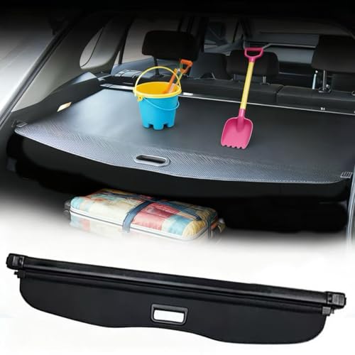 格納式トランクカーゴシェード Honda CRV CR-V 2012-2016用 | トランクカーゴカバー&ラゲッジセキュリティシェード | 簡単取り付け | ブラックキャンバス 覗き見防止プライバシースクリーン | ウェット&ドライセパレーションデザイン