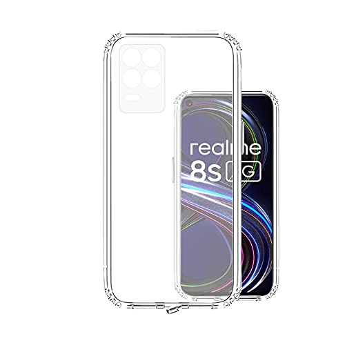 VIDO Transparent Back Case Cover for Realme 8s 5G (Soft & Flexible & Camera Protection Back Case) (B09GB9XG72) Amazon Price History, Amazon Price Tracker