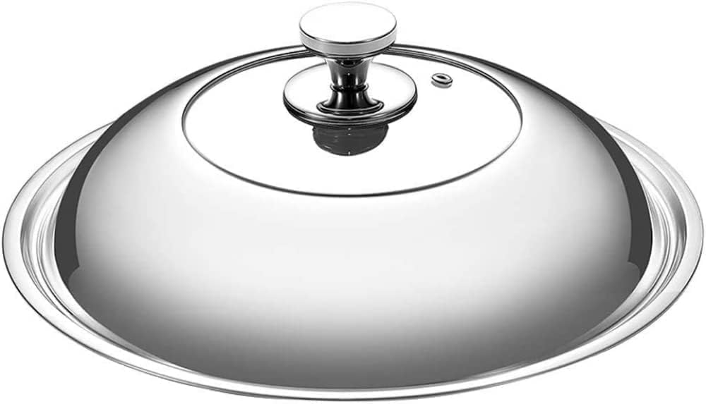 Coperchi per pentole in Acciaio Inox Coperchio per pentole in Vetro temperato Coperchio per Wok da Cucina Coperchi per pentole di Ricambio di Grandi Dimensioni