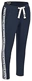 Sportliche Herren Jogginghose / Sporthose mit geradem Bein von bruno banani aus angenehm weicher und hochwertig verarbeiteter Baumwollmischung (80% Baumwolle 20% Polyester). Angenehmes, innen leicht angerautes Material.